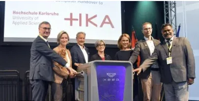 Handover of the XeedQ quantum computer to Karlsruhe University of Applied Sciences at Quantum Effects 2026