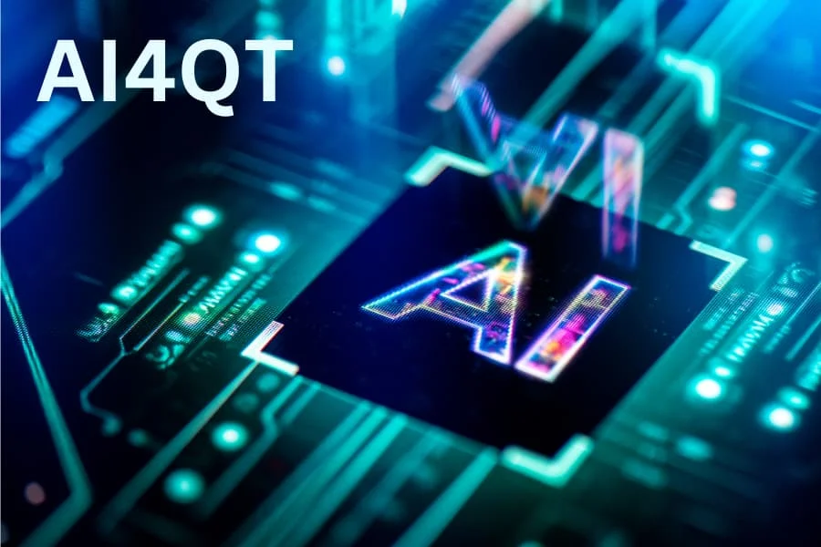 AI4QT illustration showing artificial intelligence circuitry